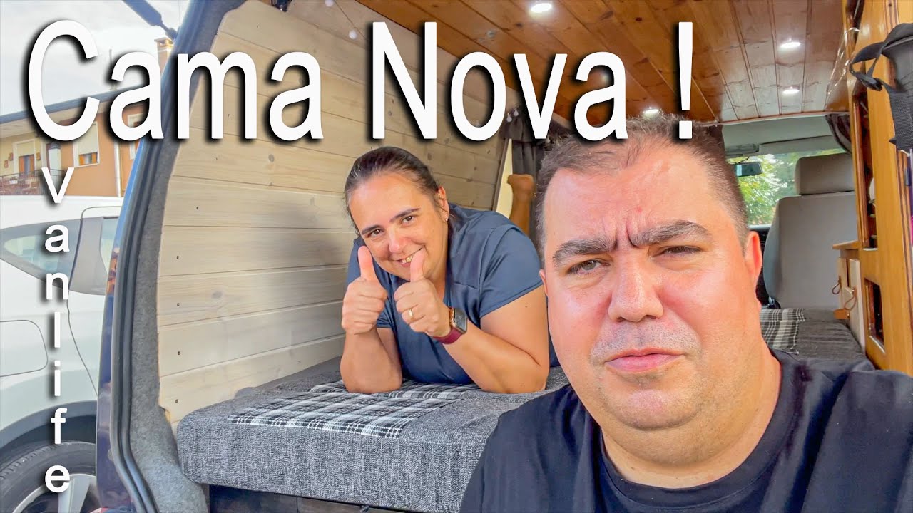 Sofá Cama do Motorhome | cama Rock and Roll Campervan VW T4 | Como Fazer Cama para Kombi