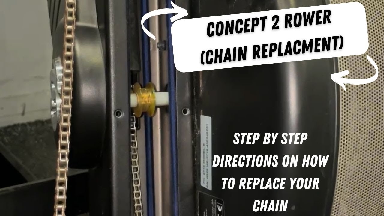 How to replace Concept 2 Rower Chain (For Model C, D, & E).