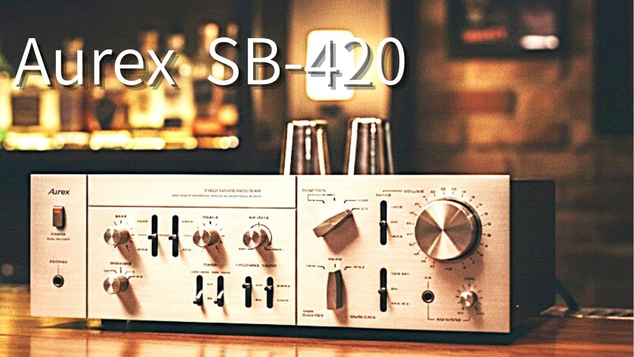 Aurex SB-420: Винтажный усилитель с прекрасным дизайном, который радует глаз. [1976]