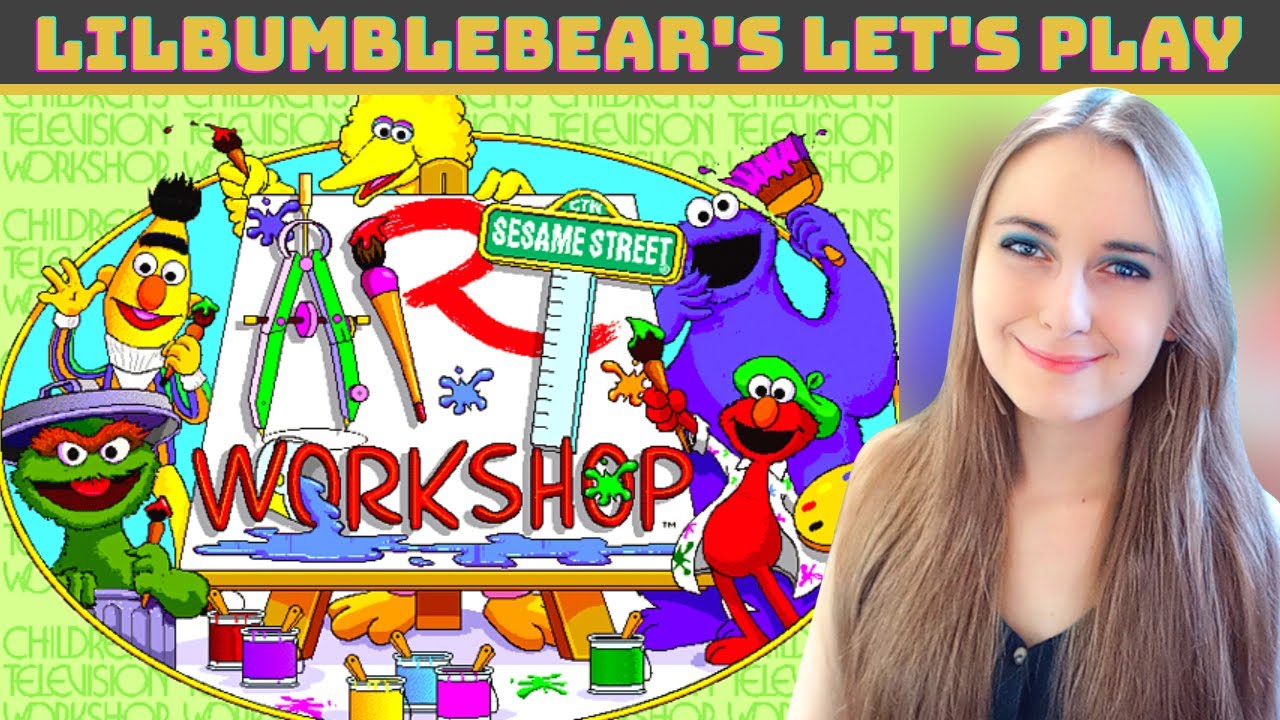 Sesame Street: Elmo's Art Workshop Full Gameplay