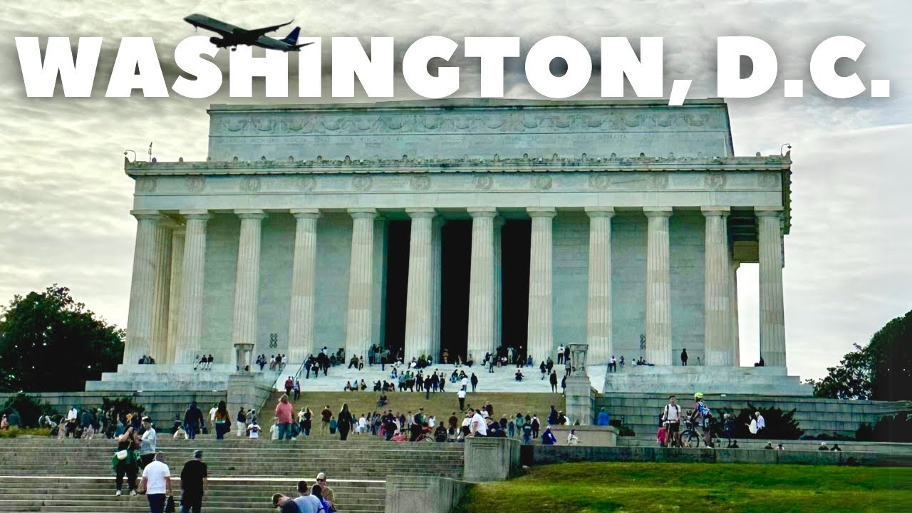WASHINGTON, D.C.'s Walking Tour - Exploring Iconic Landmarks | 4K