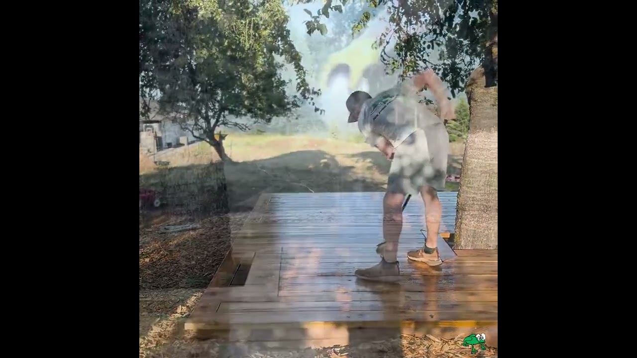 How to Seal (stain) a Deck with Sun Frog