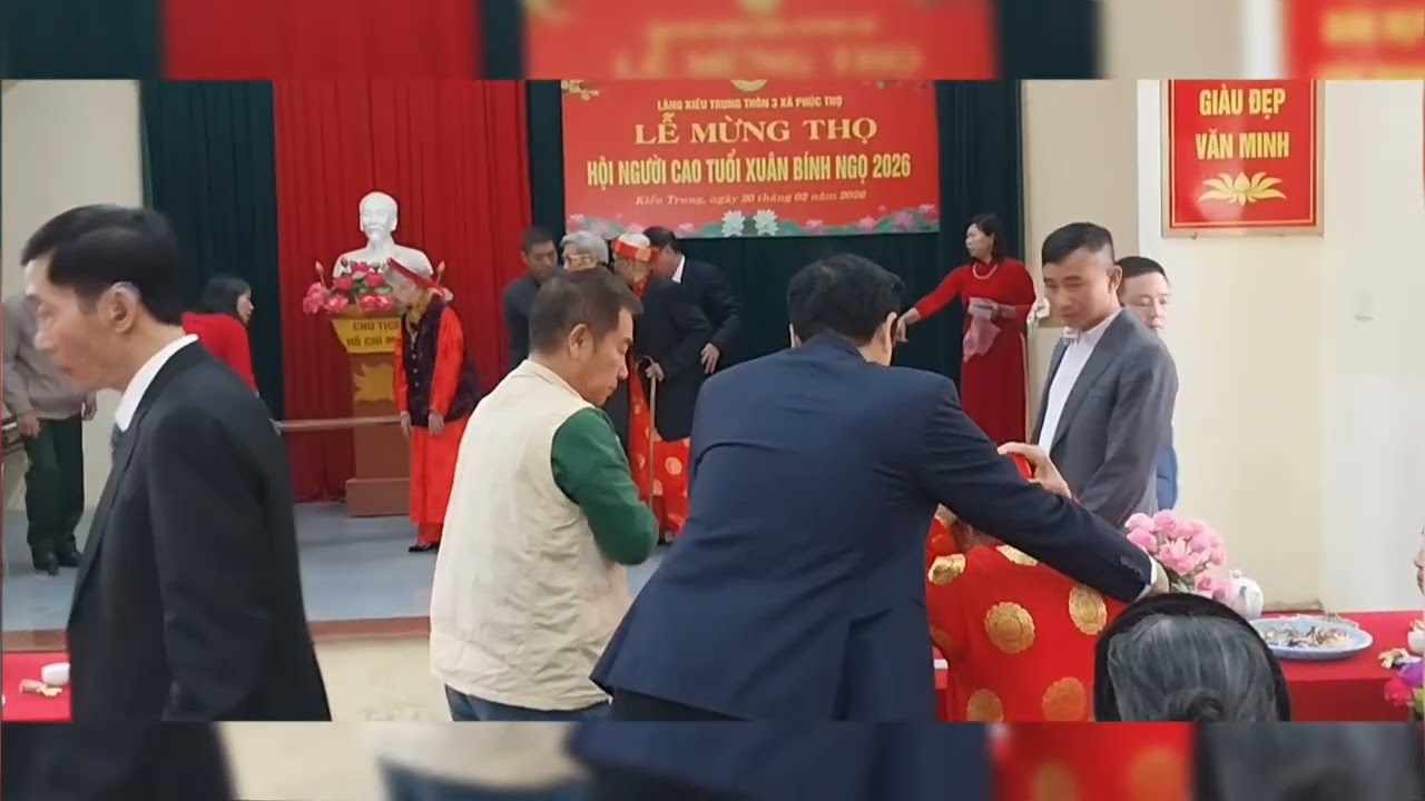 Lễ mừng thọ các Cụ làng Kiều Trung Mỏ Gang 2026 (phần 2)