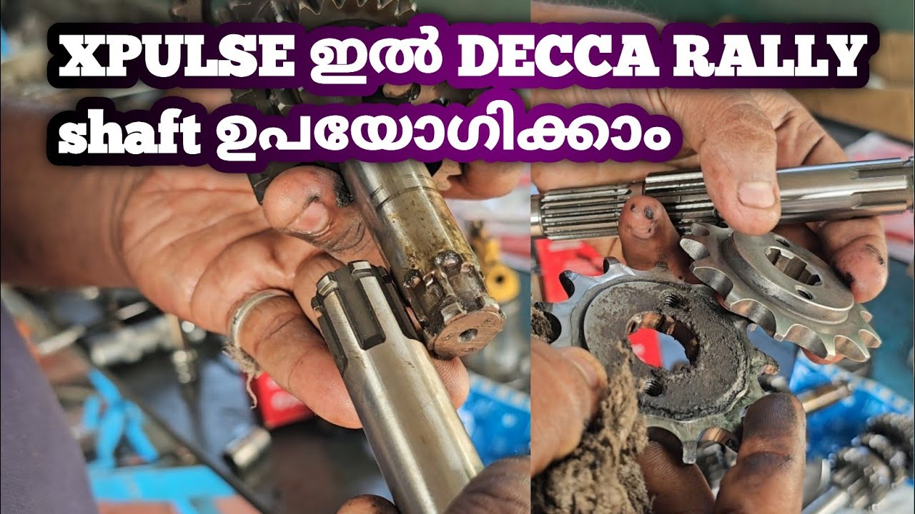 Difference between Normal Sprocket Shaft &Decca Rally Sprocket Shaft In XPULSE 4V|Malayalam 