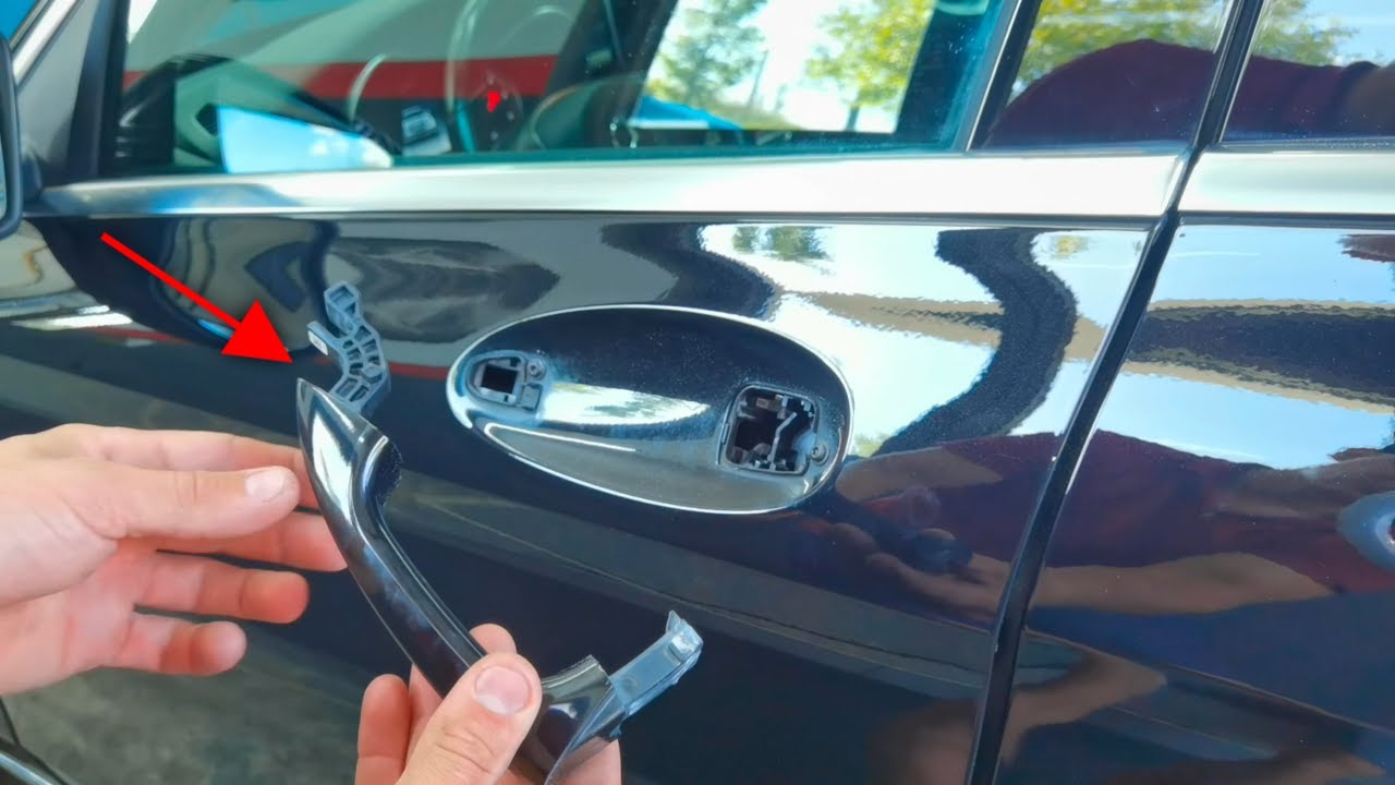 How to Remove Exterior Door Handle On Mercedes Benz C CLASS!