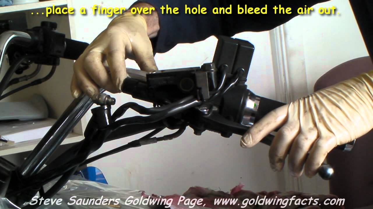 Goldwing Clutch Bleeding Tip