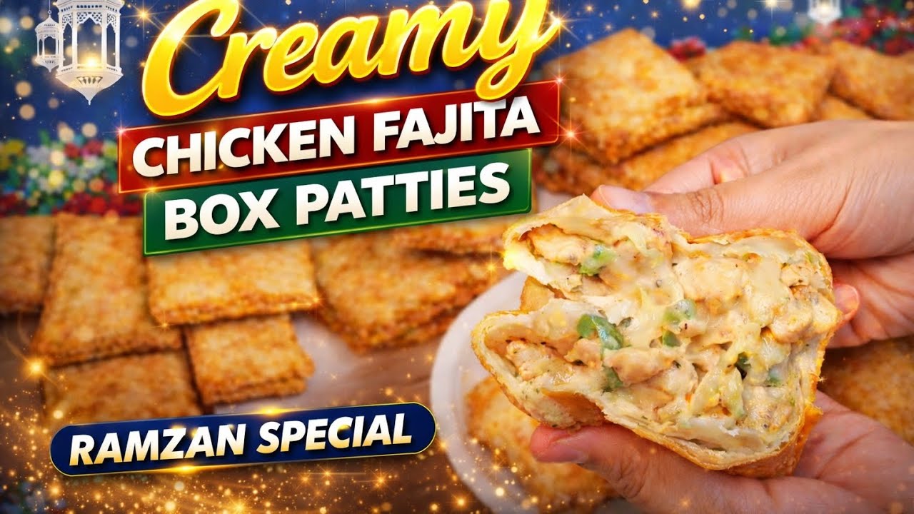 Ramzan 2026 Ki Sab Se Trending Iftar Recipe! Creamy Chicken Fajita Patties 🤤