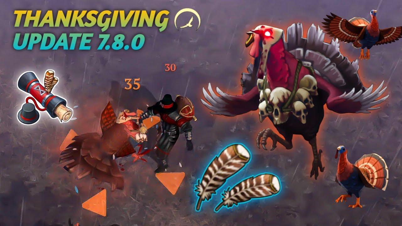 THANKSGIVING EVENT! | New Update v.7.8.0 | Turkey Boss | Pilgrim Elton ~ Grim Soul Survival