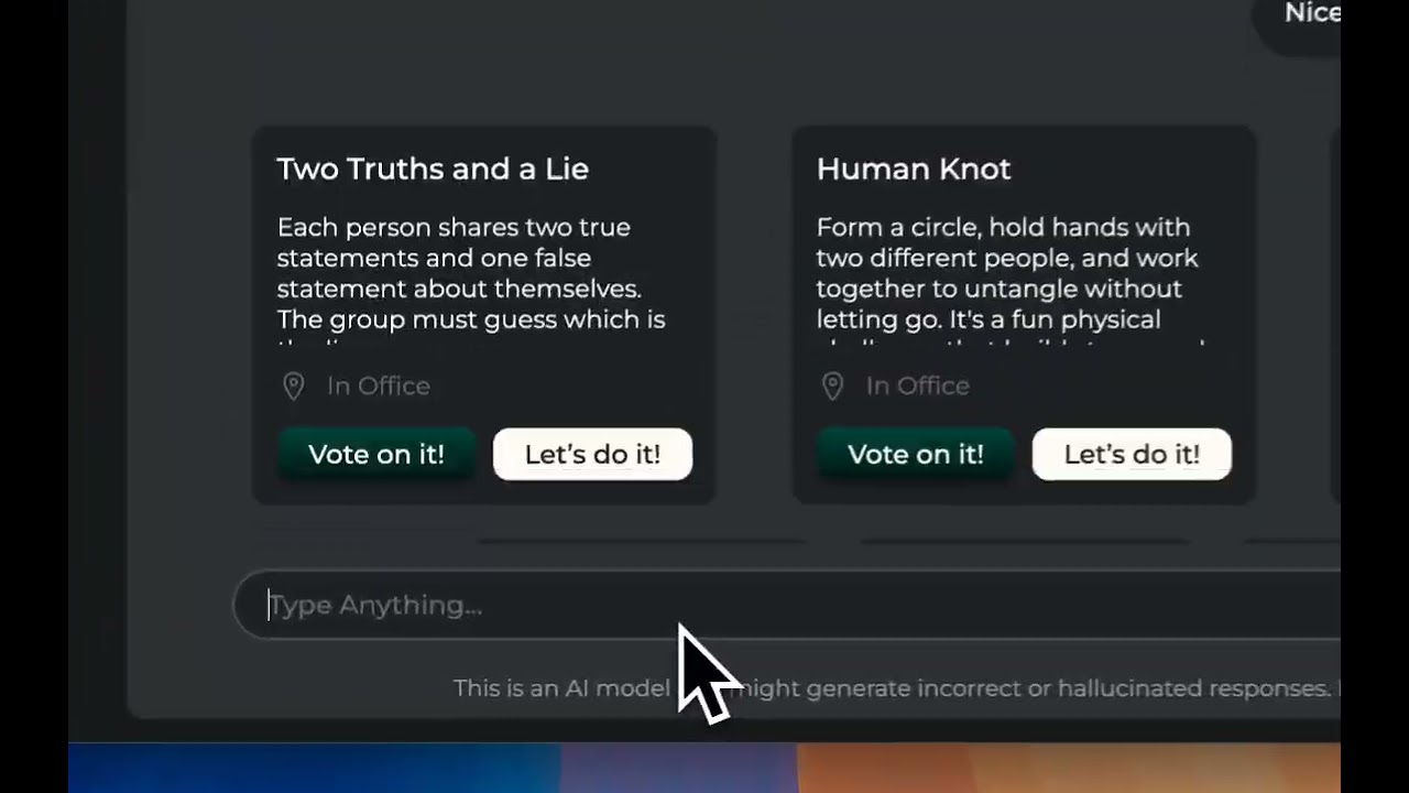 WAYUT AI - Perfect Team-Building Ideas & Icebreaker Games | Anywhere, Anytime