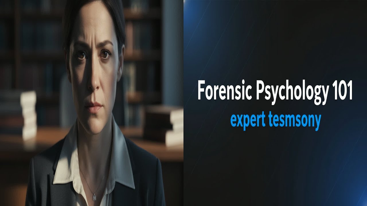 Forensic Psychology: Expert Testimony & Legal Justice EXPLAINED