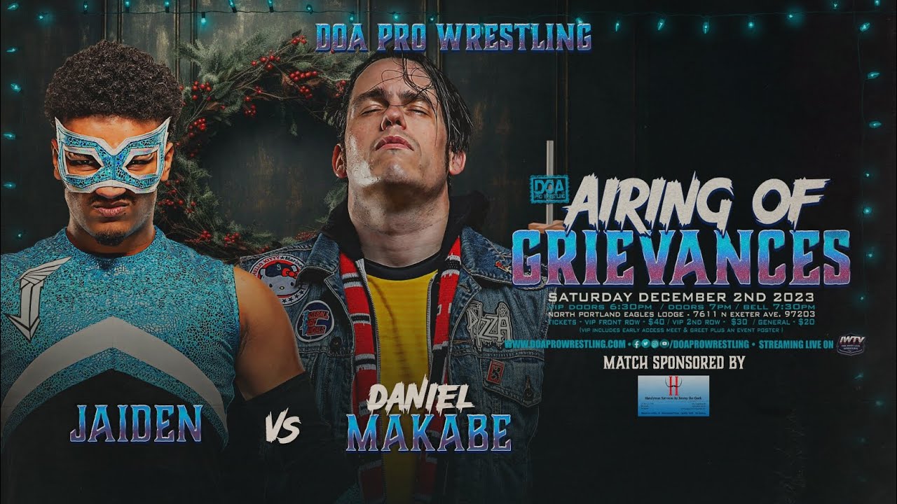 JAIDEN vs Daniel Makabe III - DOA Pro Wrestling