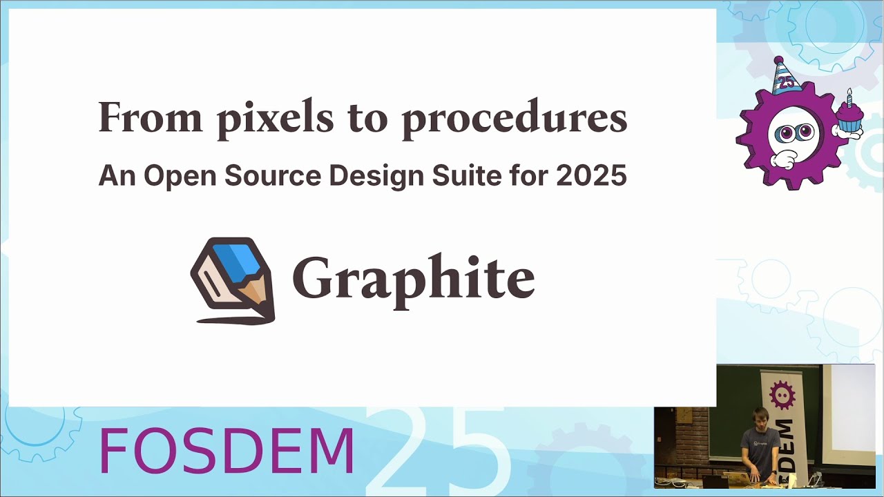 Редактор Graphite 2D: от пикселей к процедурам | Доклад на конференции FOSDEM 2025