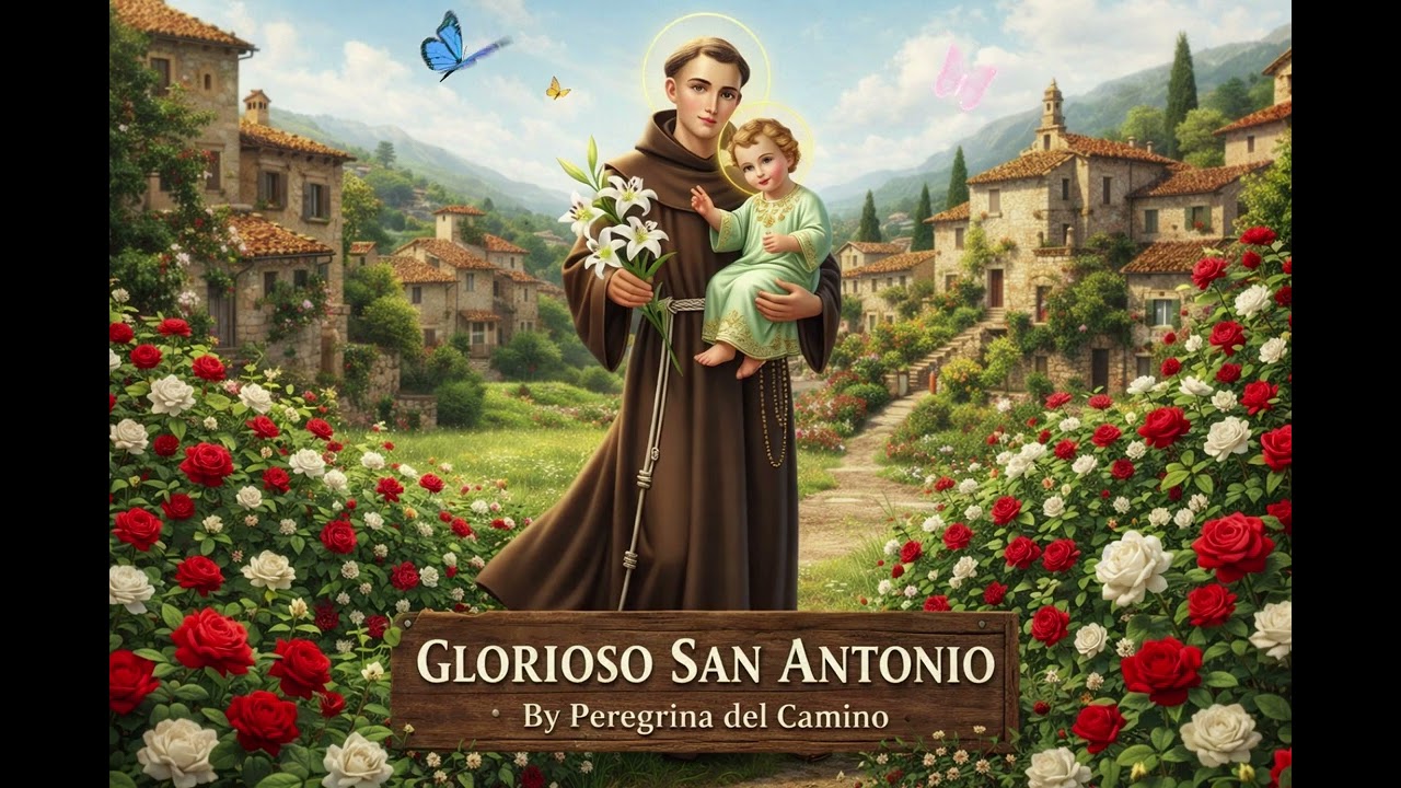GLORIOSO SAN ANTONIO. Patrón de los matrimonios, de los objetos perdidos.