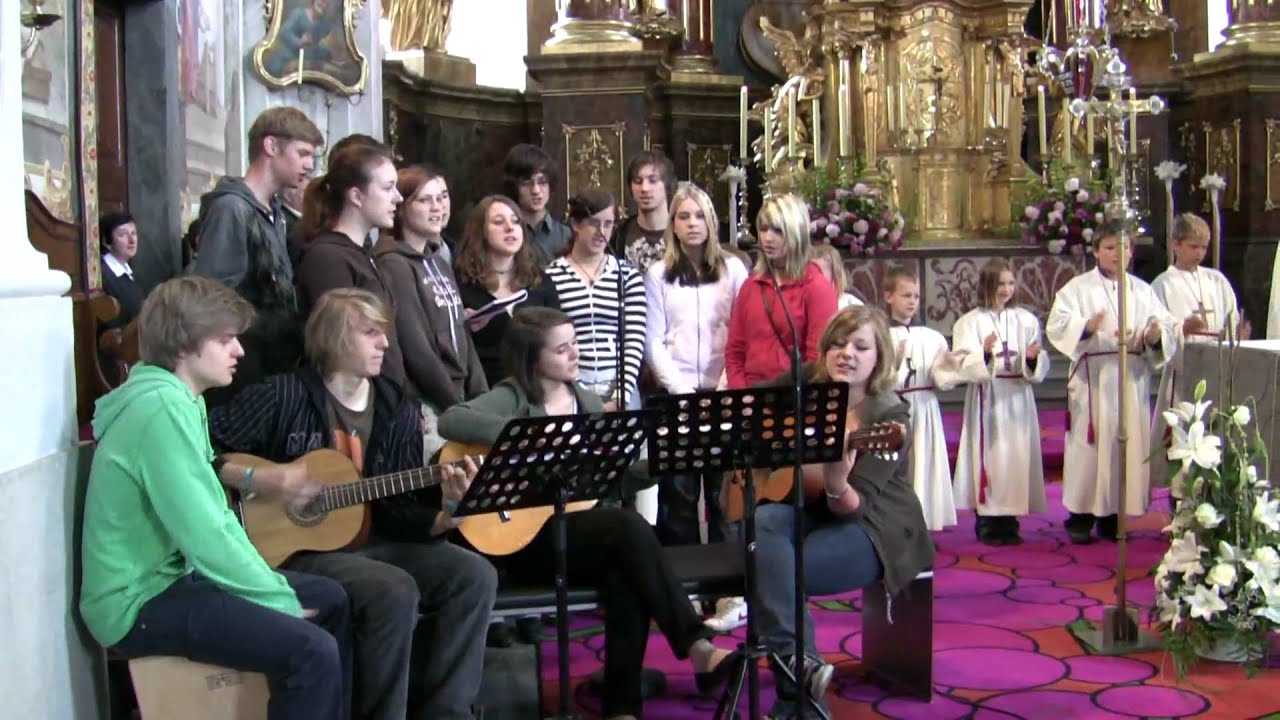 Jungscharlied am 7. Juni 2009 in der Weizbergkirche