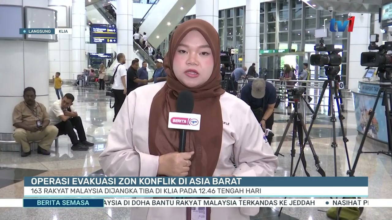 11 MAC 26-S12- OPERASI EVAKUASI ZON KONFLIK DI ASIA BARAT, 163 RAKYAT MALAYSIA DIJANGKA TIBA DI KLIA