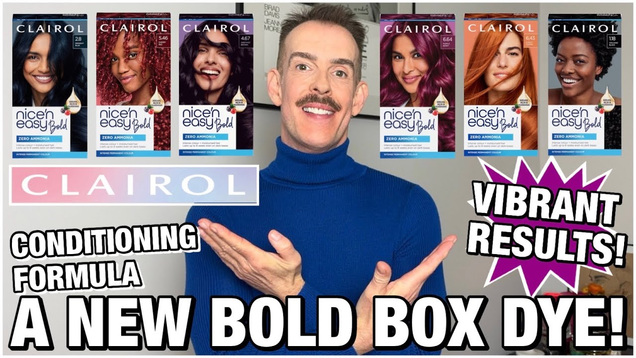 Новинка от Clairol — Nice'N Easy Bold, самая ЯРКАЯ краска для волос в коробке?!