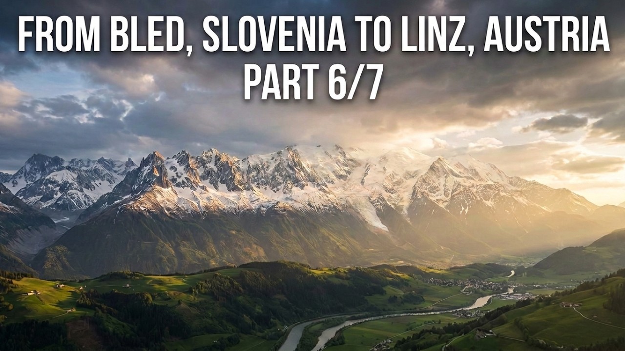 From Bled, Slovenia to Linz, Austria - part 6/7 - relaxing drive