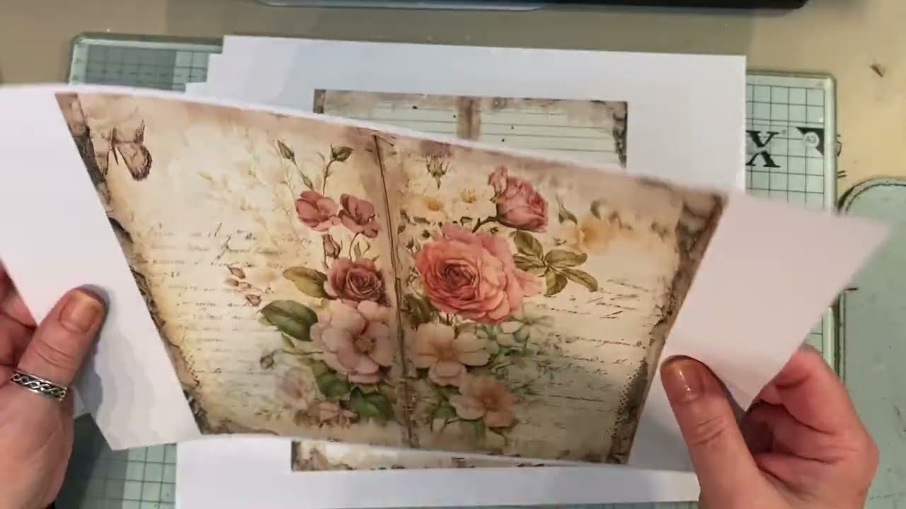 New Digital In My shop - Shabby Flower TN journal kit