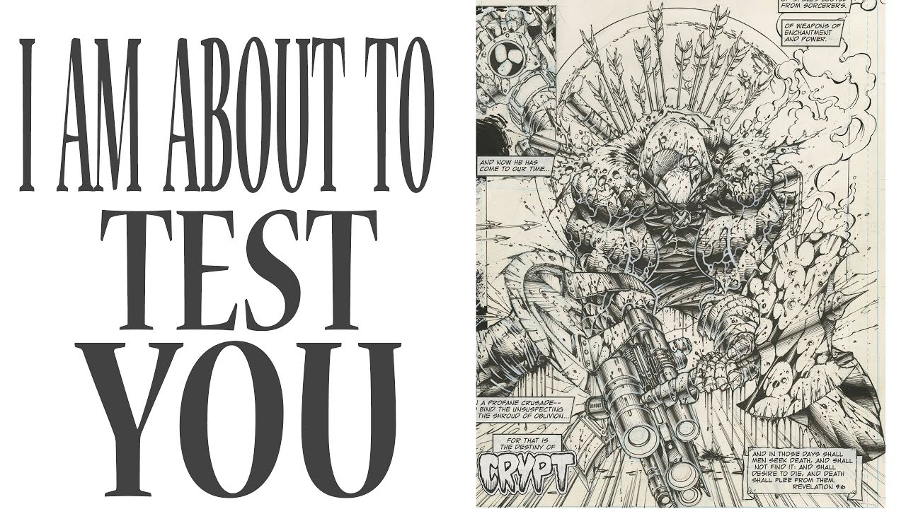 I'M ABOUT TO TEST YOU (artists try this) MAD!, SPLATT!, TURNER, MIGNOLA, HAMPTON