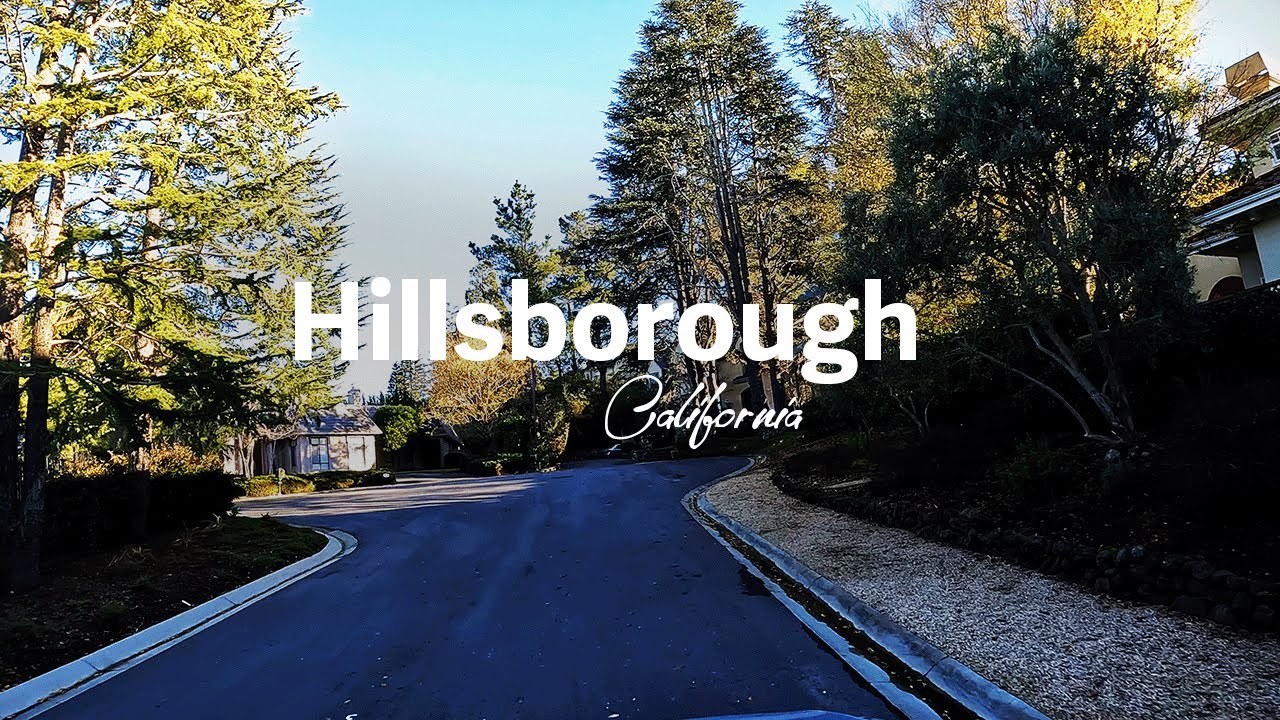 Hillsborough, California Drive  4K