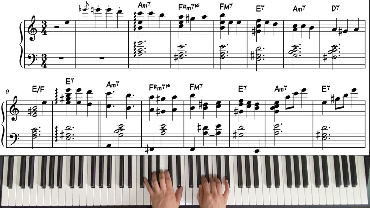 라캄파넬라 재즈편곡 La campanella Jazz Ver./악보 sheet music