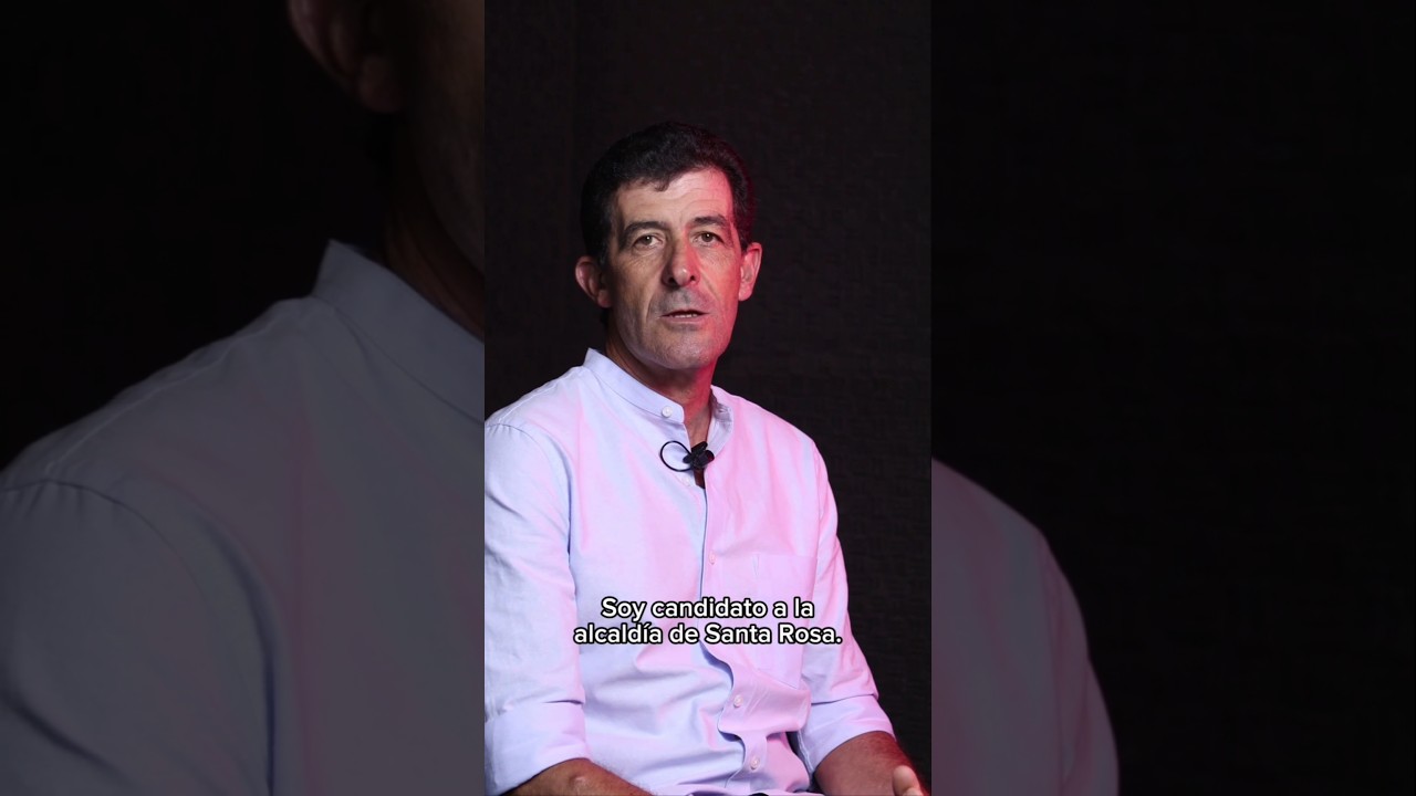 Hugo Bragundes candidato alcalde del municipio de Santa Rosa. Legnani Intendente