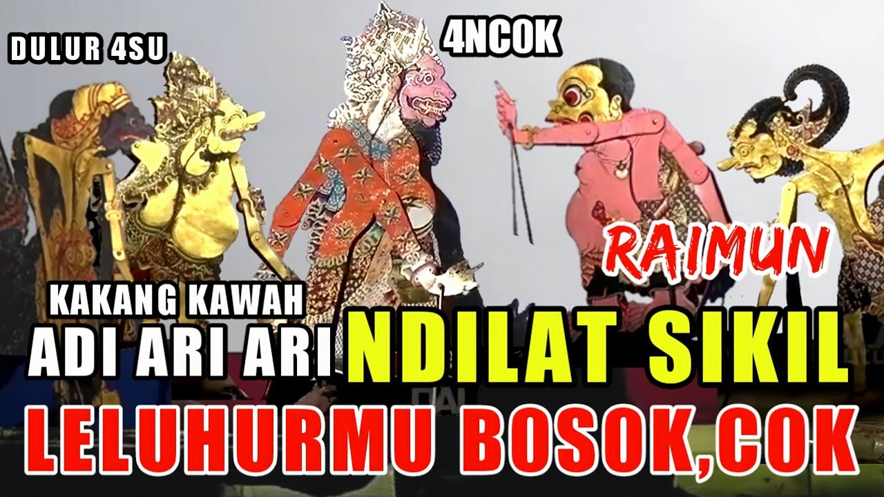 DERR...bagong kyai semar ndilat sikile leluhure dewe kayangan geger tangisan