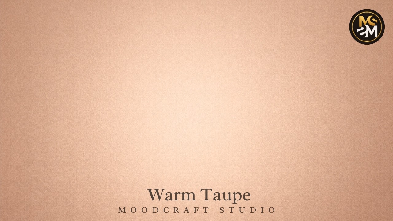 Warm Taupe Ambient Light | Soft Neutral Aesthetic Background for Filming & Photos (No Sound)