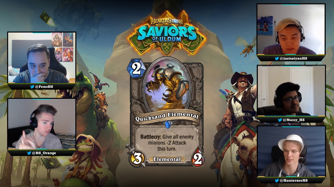 Saviors Of Uldum Card Review (ft. Feno, Hunterace, Orange, Muzzy, JustSaiyan)