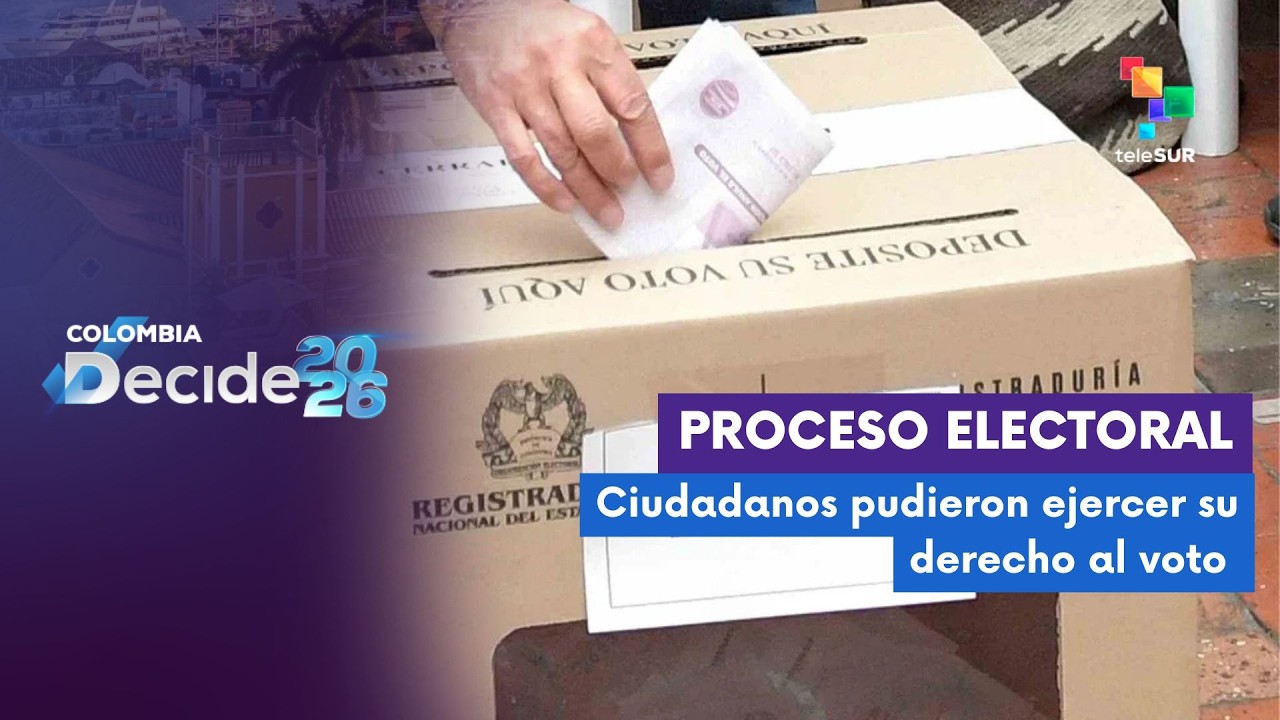 Colombianos acudieron a las urnas para definir el próximo congreso de la república