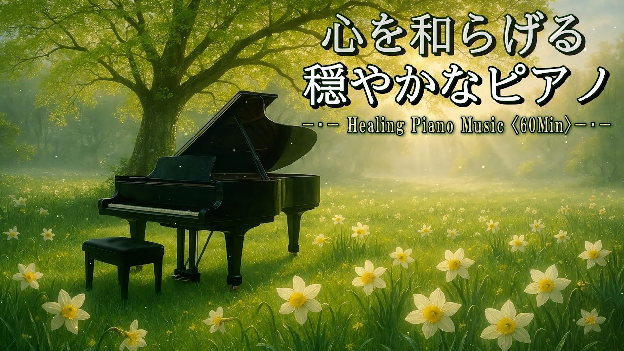 【心を穏やかに】癒しのピアノと自然風景／リラックスBGM【Healing Piano Music】
