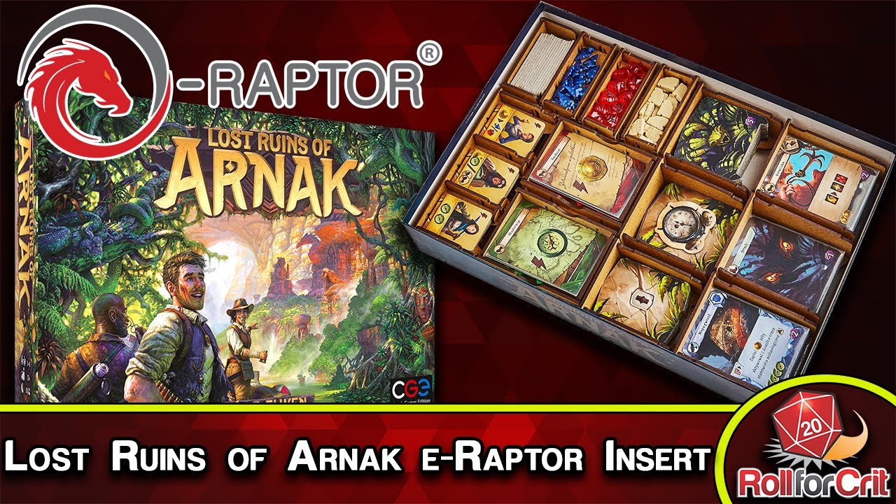 Lost Ruins of Arnak e-Raptor Insert Review