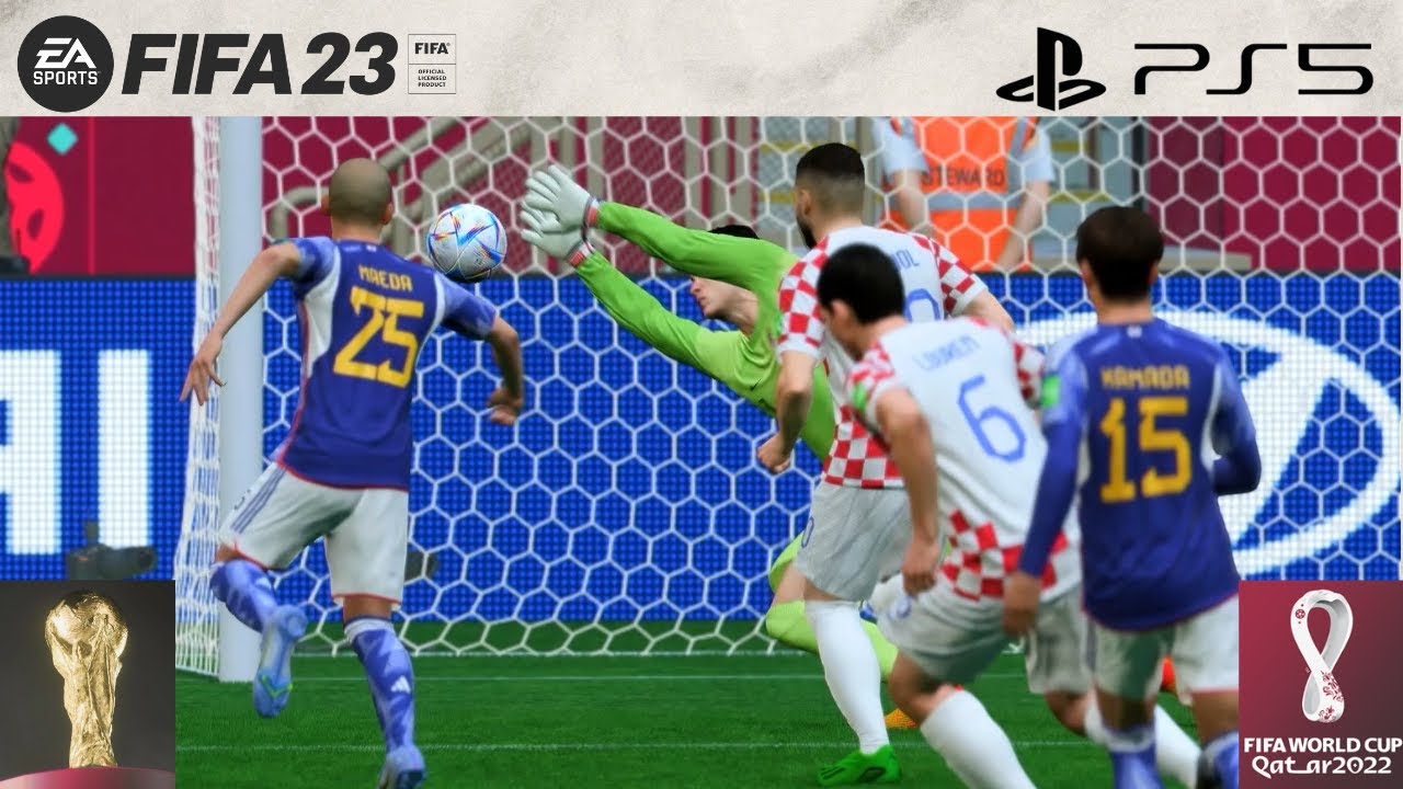 FIFA 23 | Japan vs Croatia | World Cup Round of 16 - Qatar 2022 |  PS5