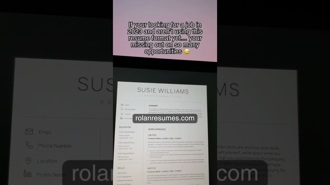 Unlock Your Resume's Potential! Easy-to-Use & ATS-Ready Design
