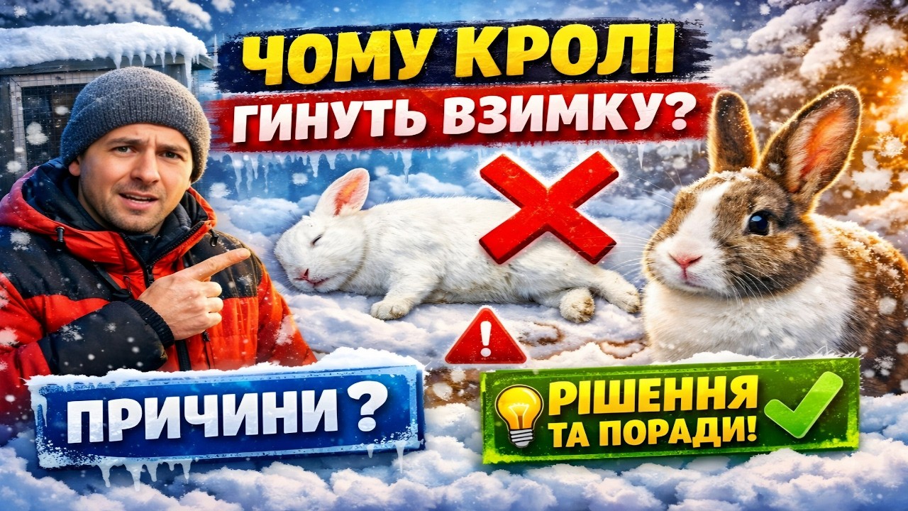 Зима вбиває кролів? Правда, яку не росказують 🥶