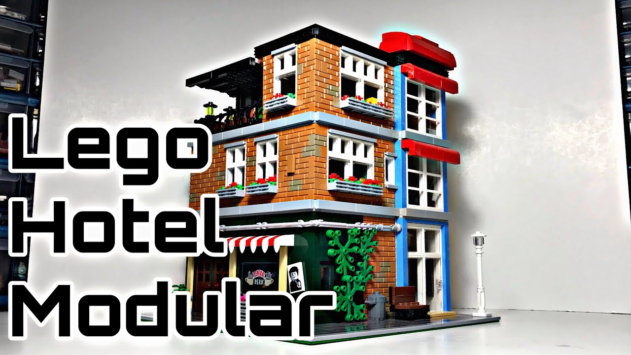 Lego Hotel & Central Perk Café Modular Building MOC