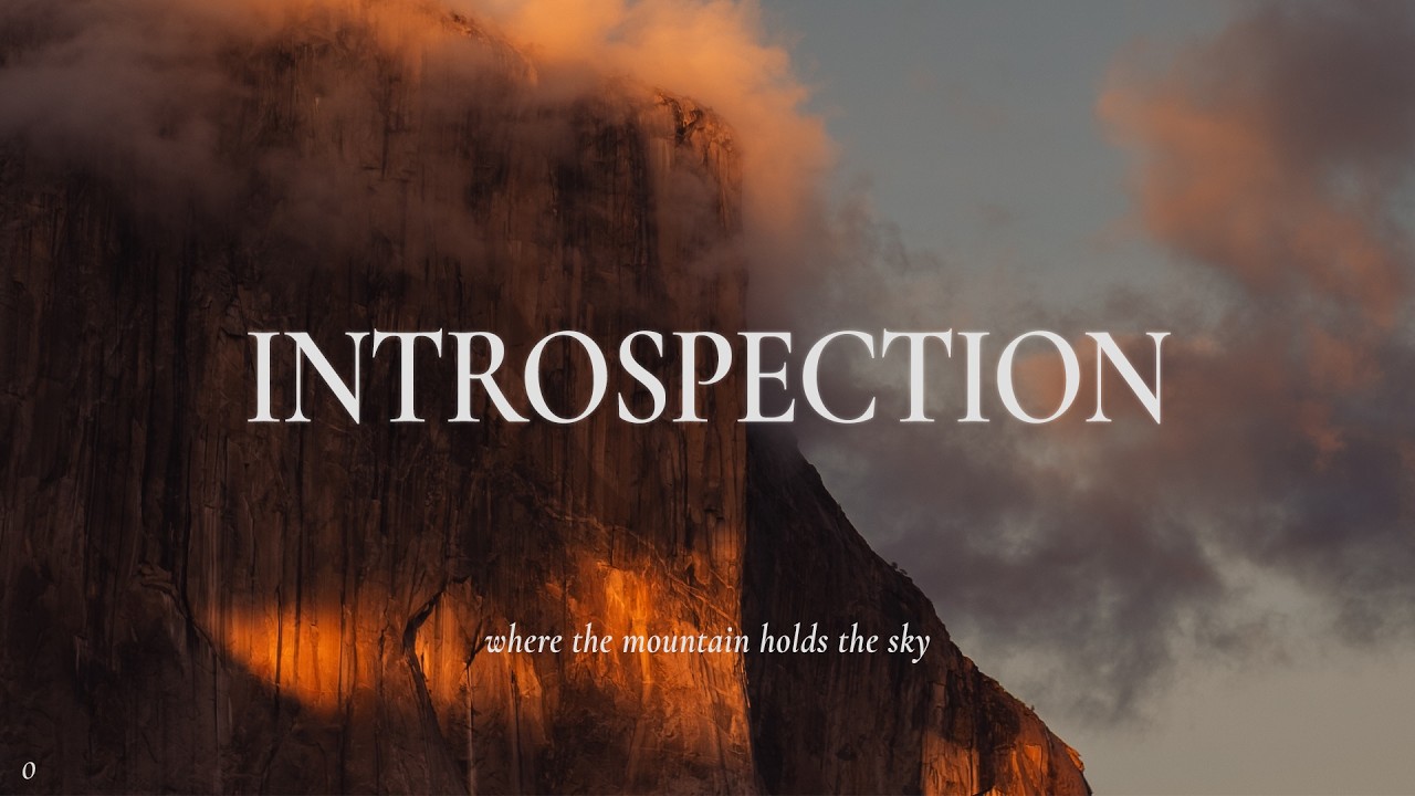 where the mountain holds the sky - visual rest
