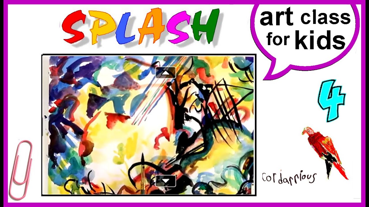 Art Classes for Kids #4 - Abstract Art: PAINT LIKE KANDINSKY- by SPLASH