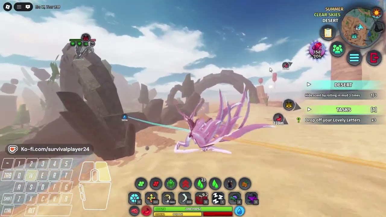 Playing Creatures of Sonaria for valentines event grinding - Stream VOD 2/18/2026