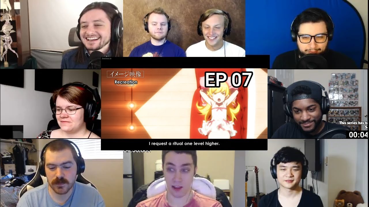 Nisemonogatari Episode 7 Reaction Mashup