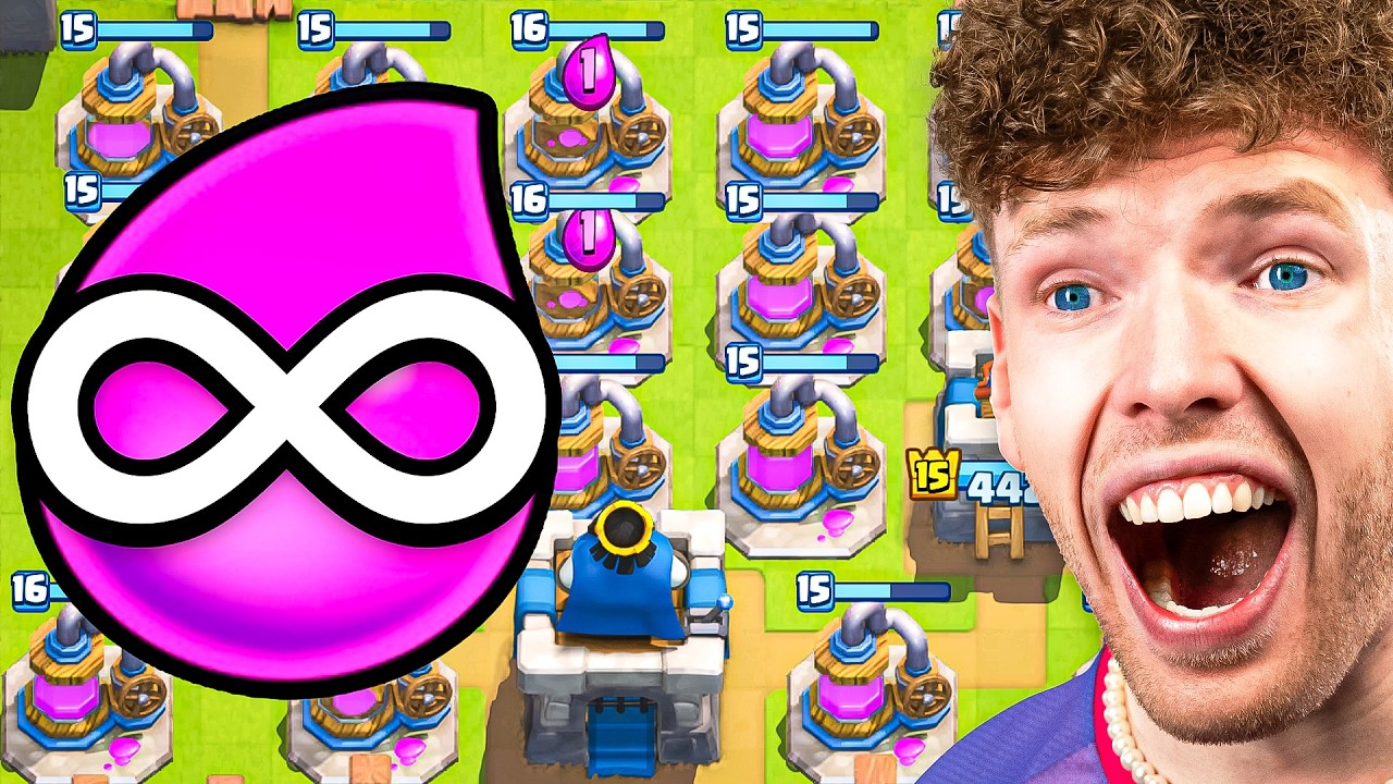 Wie ich unendlich Elixier in Clash Royale erreicht habe...