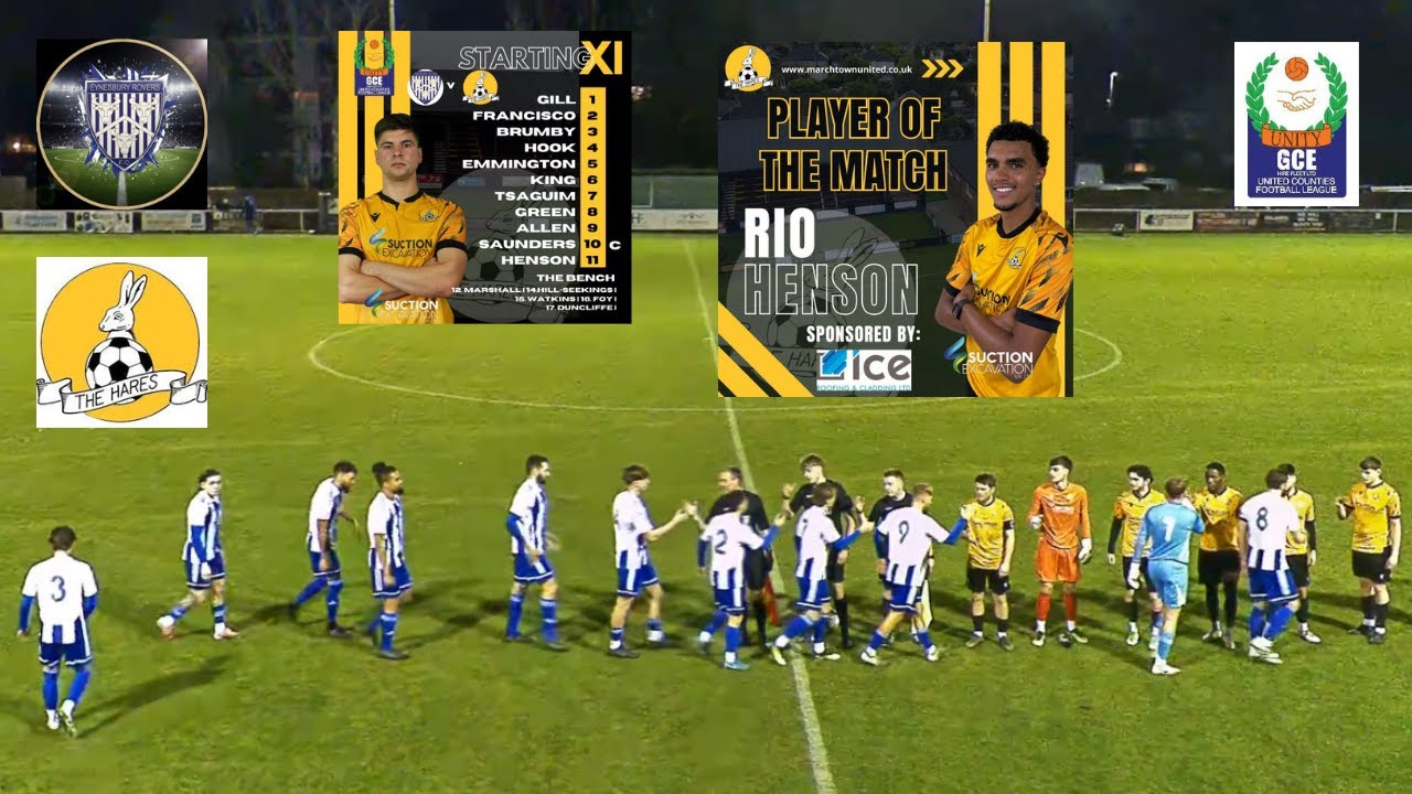 Match Highlights (Eynesbury Rovers v March Town Utd) 13/01/2026