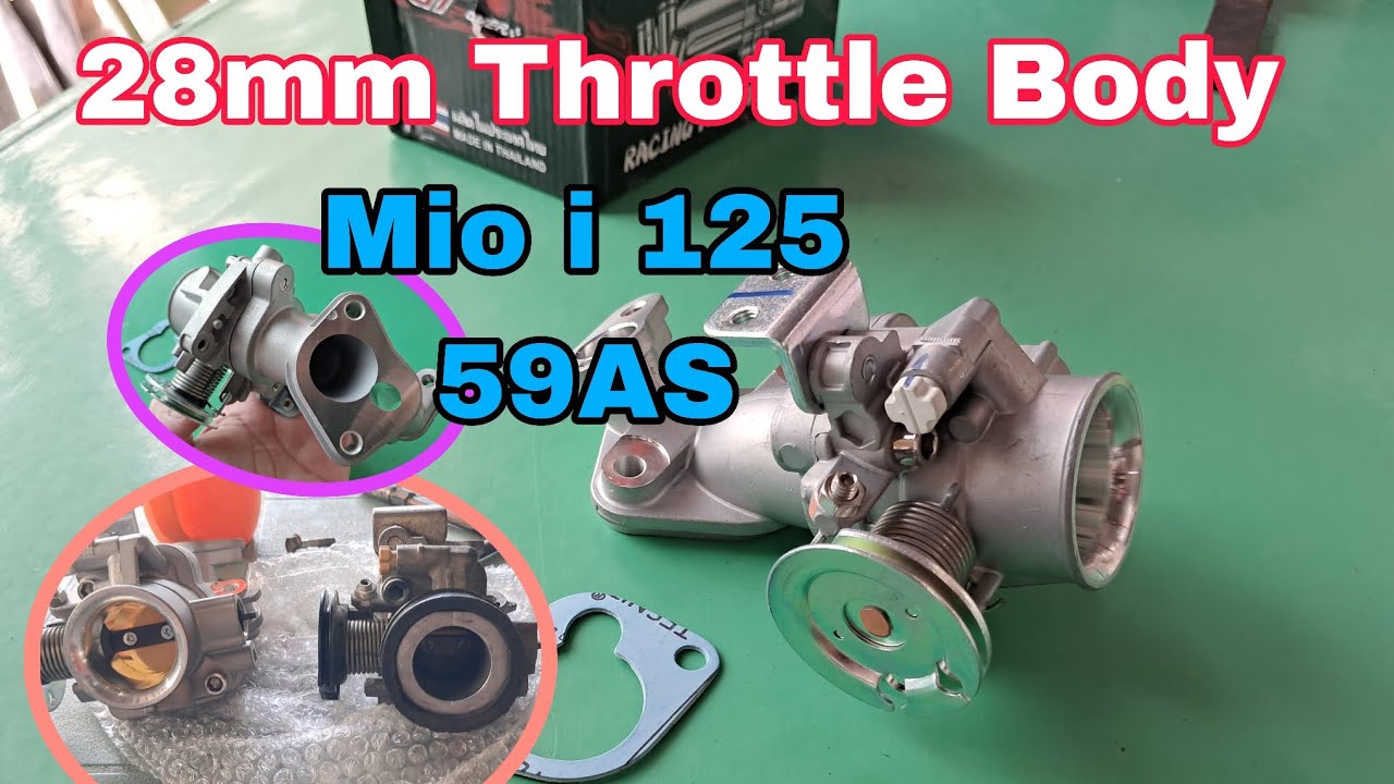 Throttle Body Upgrade 28mm - Mio i 125 M3 59as