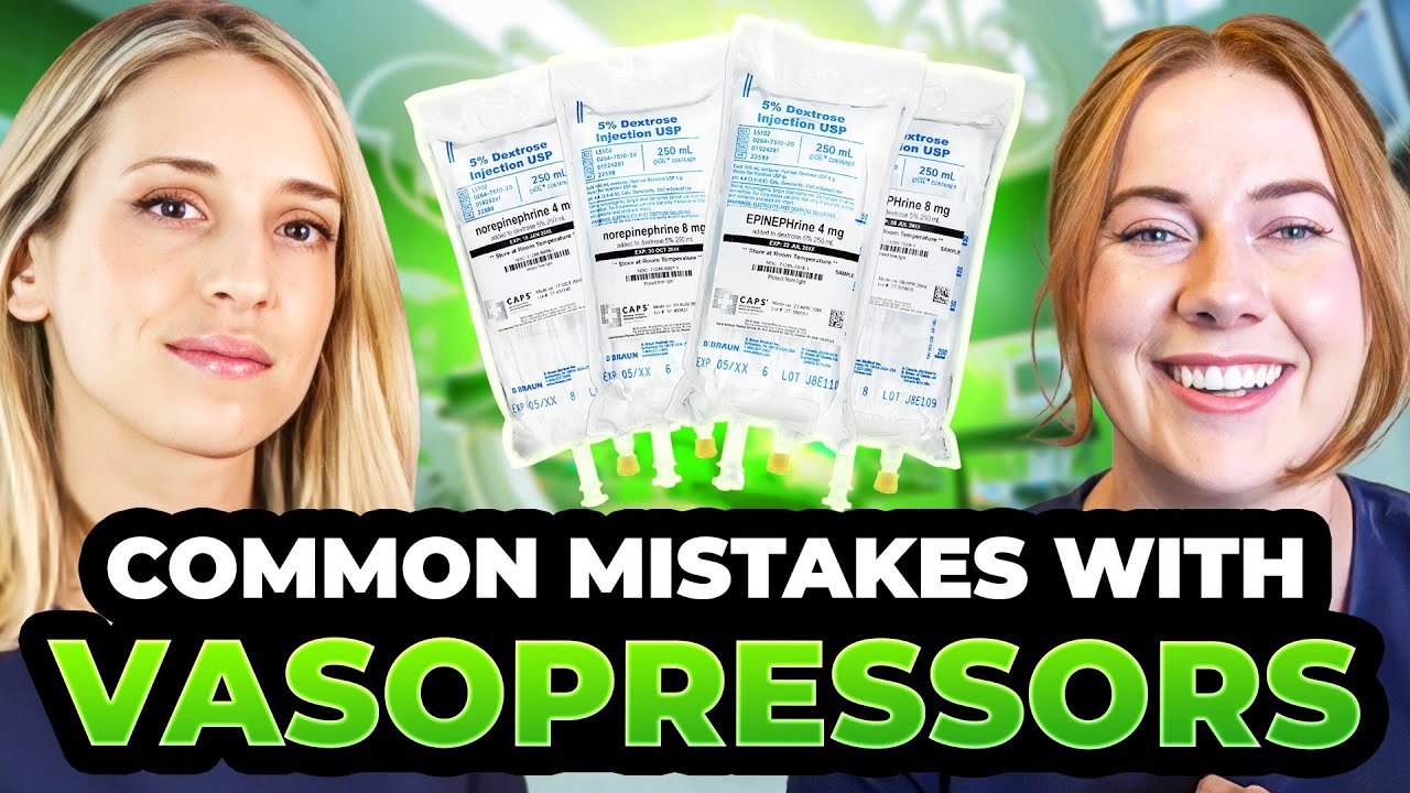 MISTAKES with Vasopressors | Understanding Epinephrine, Levophed, Vasopressin & More in 2023
