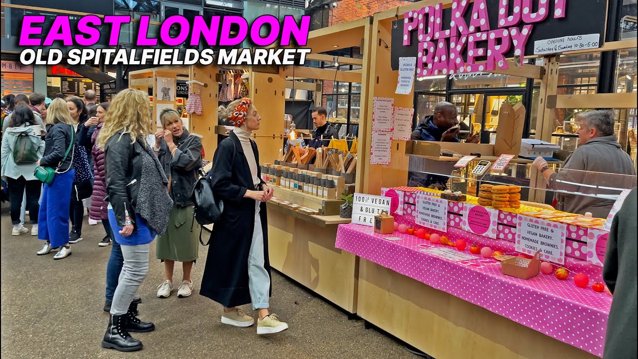Walking London's Liverpool Street Station🚊 & Spitalfields Market on a Saturday afternoon (OCT 2021)