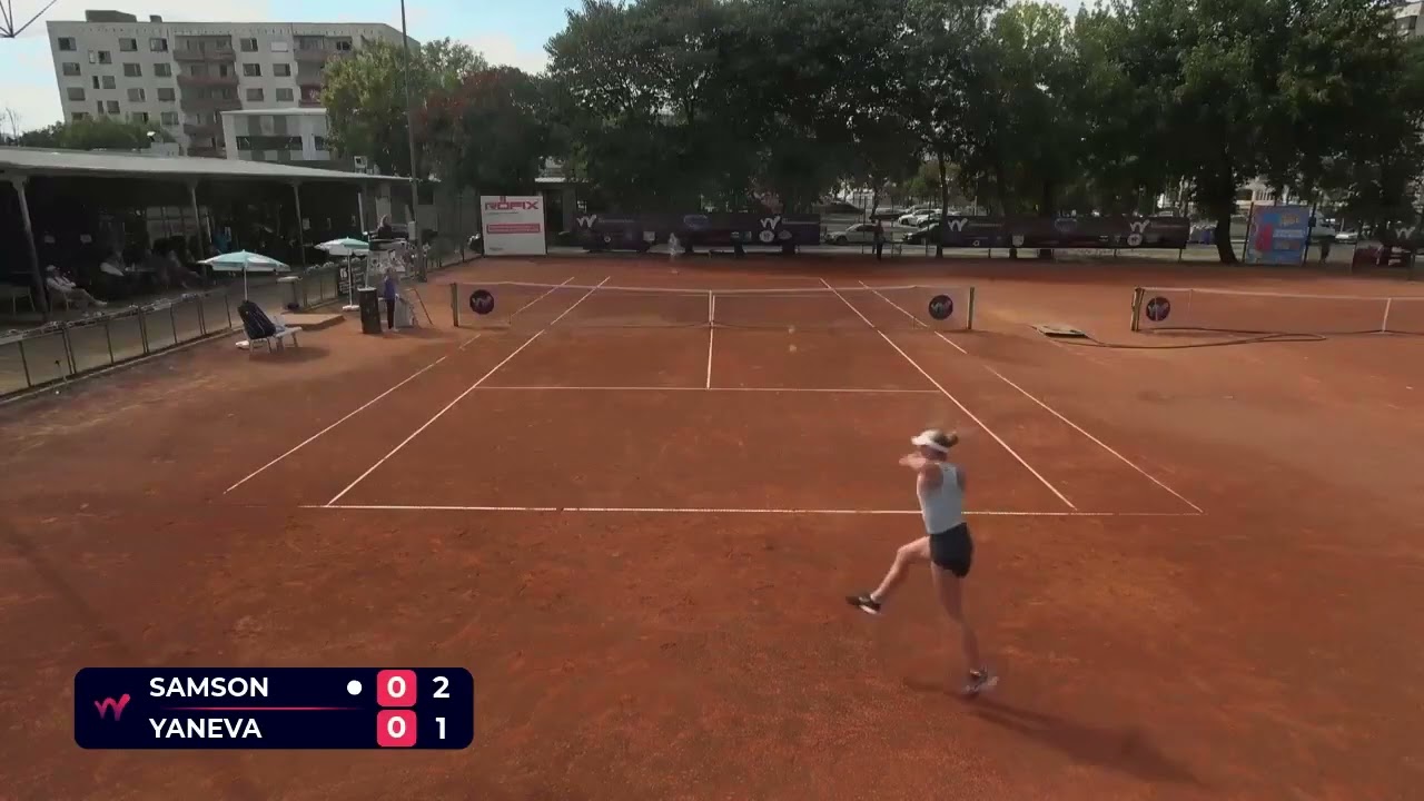 Laura Samson [JE] [7] (CZE) vs Elizara Yaneva [SE] (BUL) // 6-2 6-4 // W50+H Pazardzhik / Semi-final
