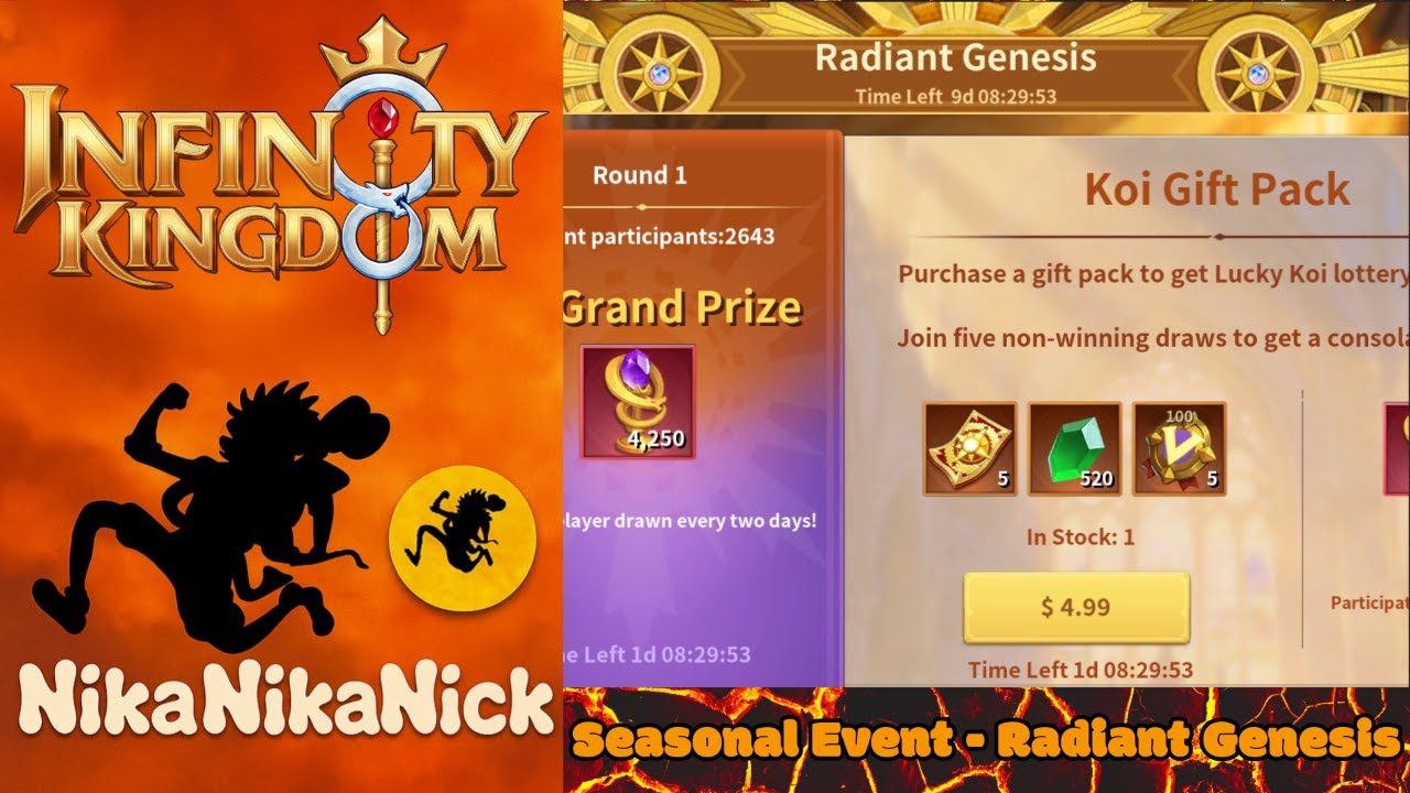 Radiant Genesis Event Guide &ndash; 3 Key Changes, Best Rewards & F2P Warnings | Infinity Kingdom