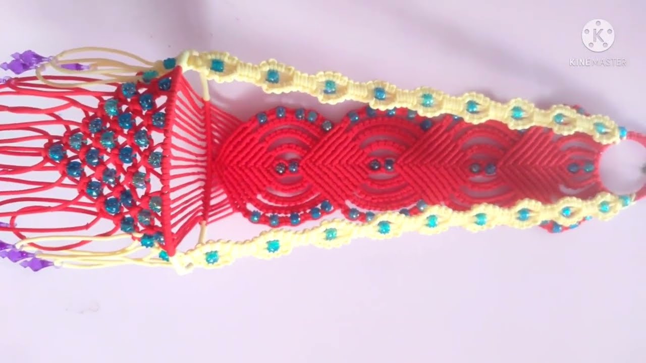 मैक्रम का टेड्डी झूला।। Macrame Teddy Jhula..