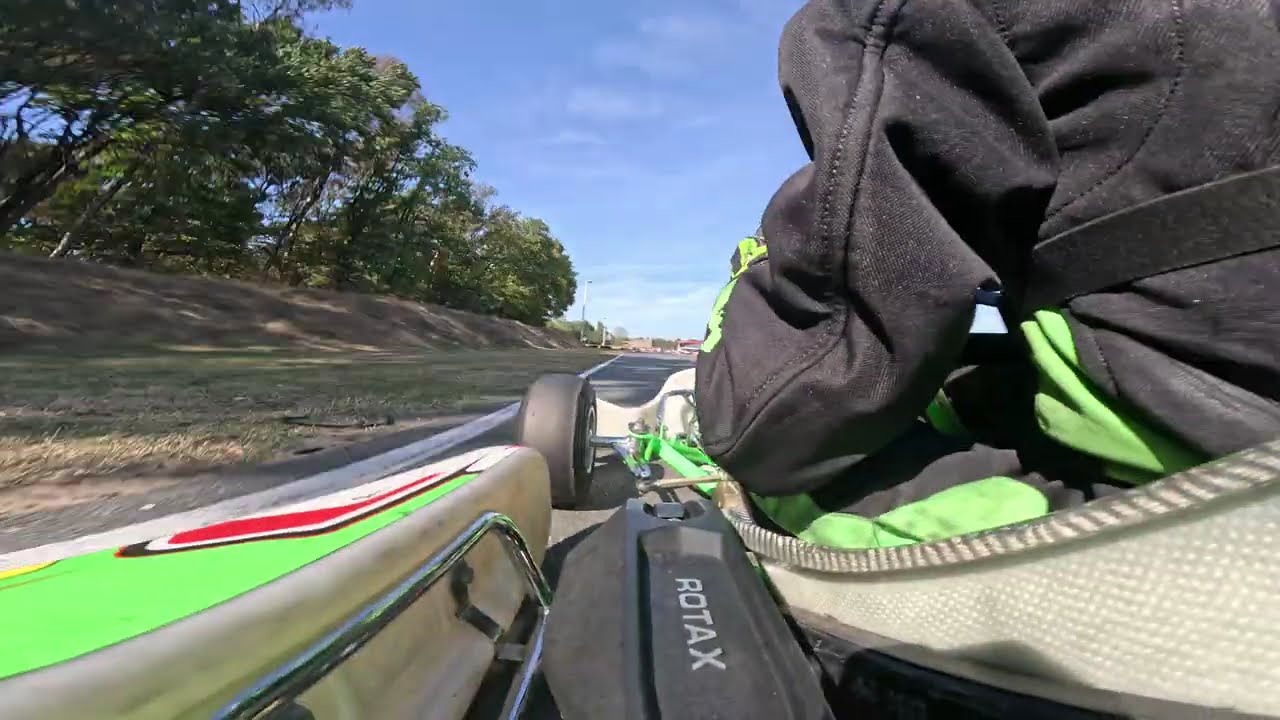 Onboard Rotax 2T practice at Landsard 07/09/2025 - TB Kart Mini Max 2T