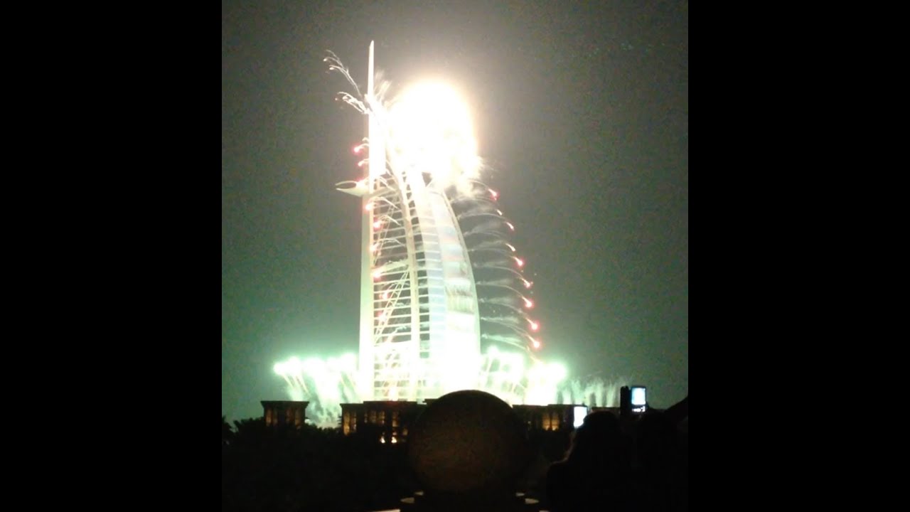 UAE 42nd National Day -  Burj Al Arab Firework Show